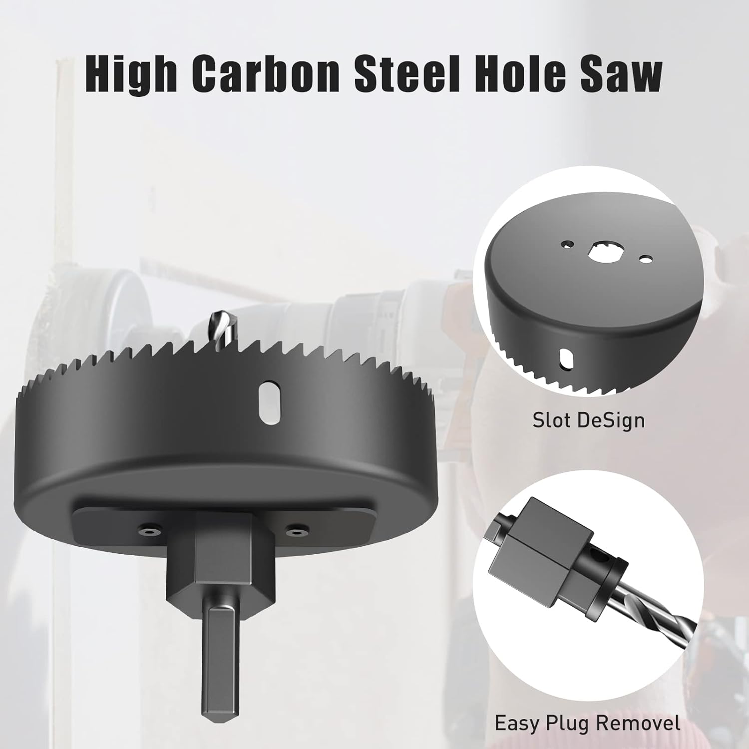 HYCHIKA Hole Saws Set Seghe a Tazza 19 Pezzi 19-127mm