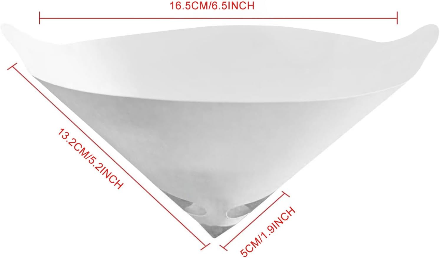 HYCHIKA E0157US Filtri Vernice a Cono 190 Micron 50 Pezzi