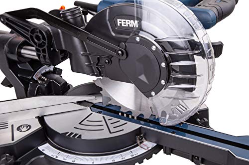 FERM MSM1039 Troncatrice Radiale 1500W 210mm con Laser