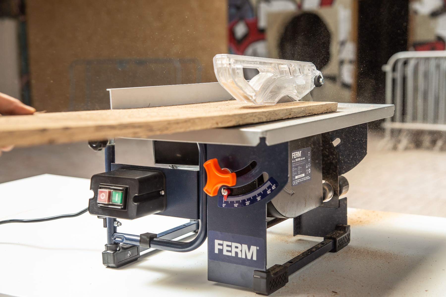 FERM TSM1036 sega da tavolo 800W lama 200 mm
