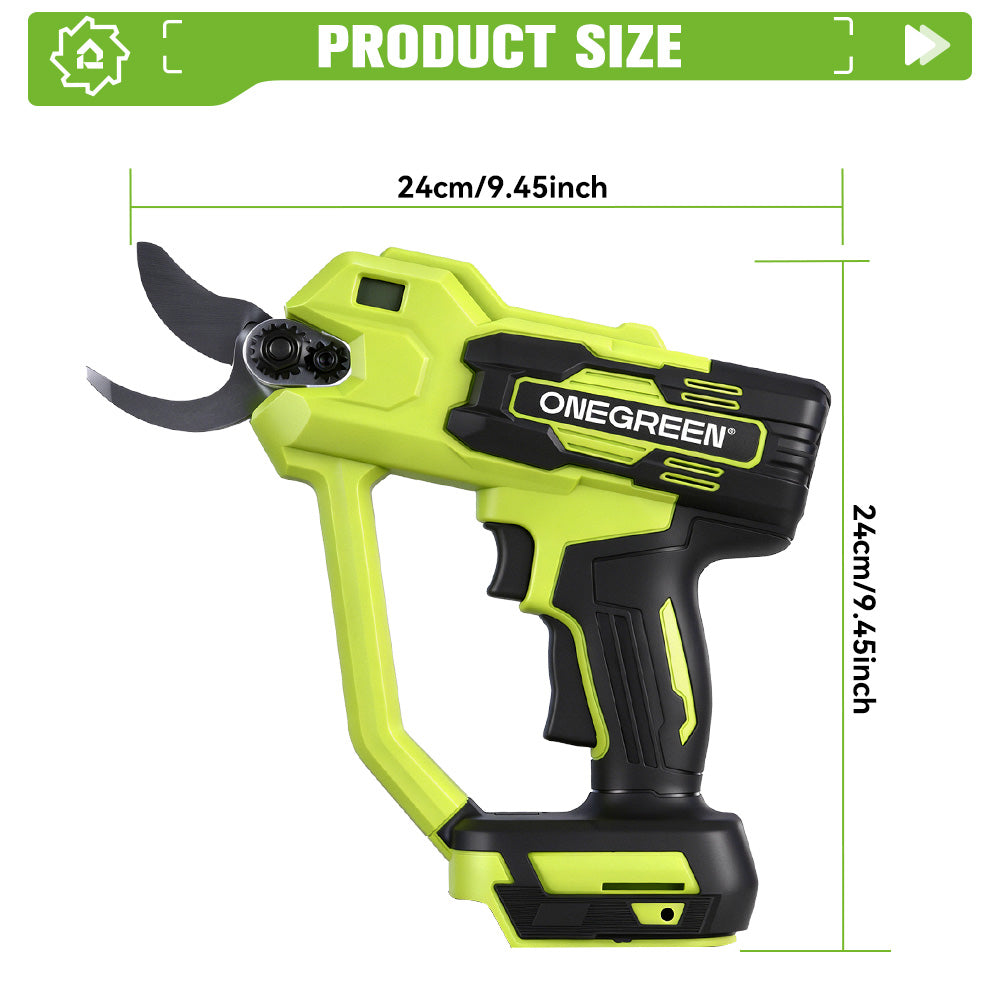 ONEVAN Garden Tools forbici potatura 30mm brushless 2 batterie
