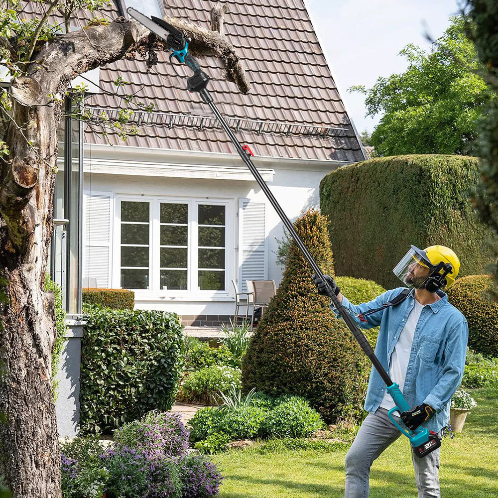 ONEVAN Garden Tools Potatore Asta 8" 1,7m Brushless 400W
