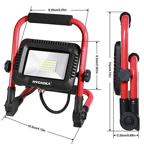 HYCHIKA Faro LED Cantiere 30W 3000 Lumen IP65
