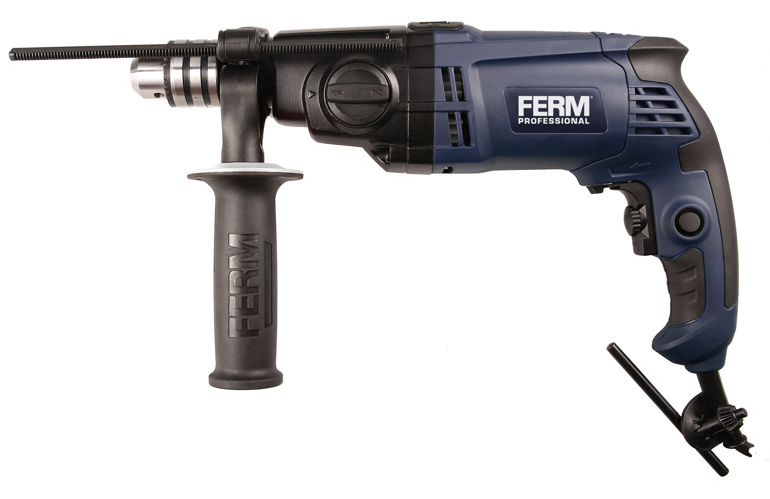 FERM Trapano a Percussione 1050W 2 Velocita Legno Metallo Cemento