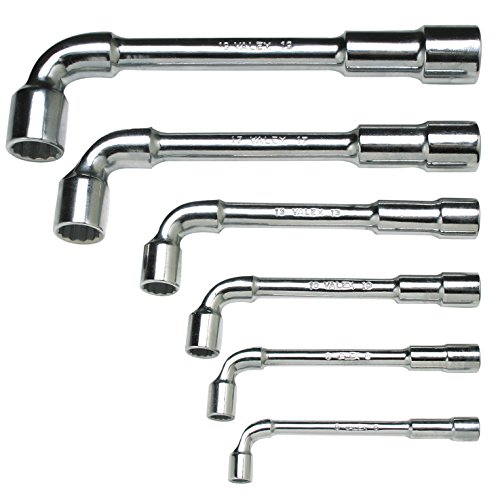 Valex chiavi a pipa doppie pesanti set 6 pezzi 6-19mm acciaio