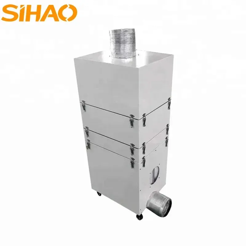 Sihao Engraving Machine Parts aspiratore fumi Silver 3 stadi