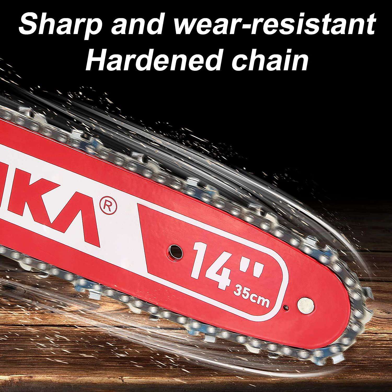 HYCHIKA CS01 Catena Motosega 14" 76 Maglie per 36V