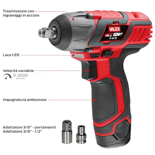 Valex OneAll P-AI 12 K1 Avvitatore 12V 2Ah 100Nm