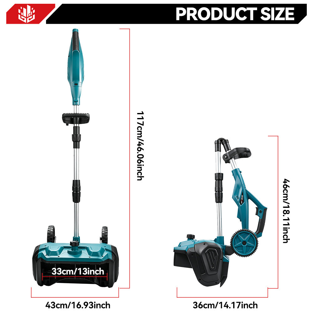 ONEVAN Garden Tools pala neve 12" brushless pieghevole ruote