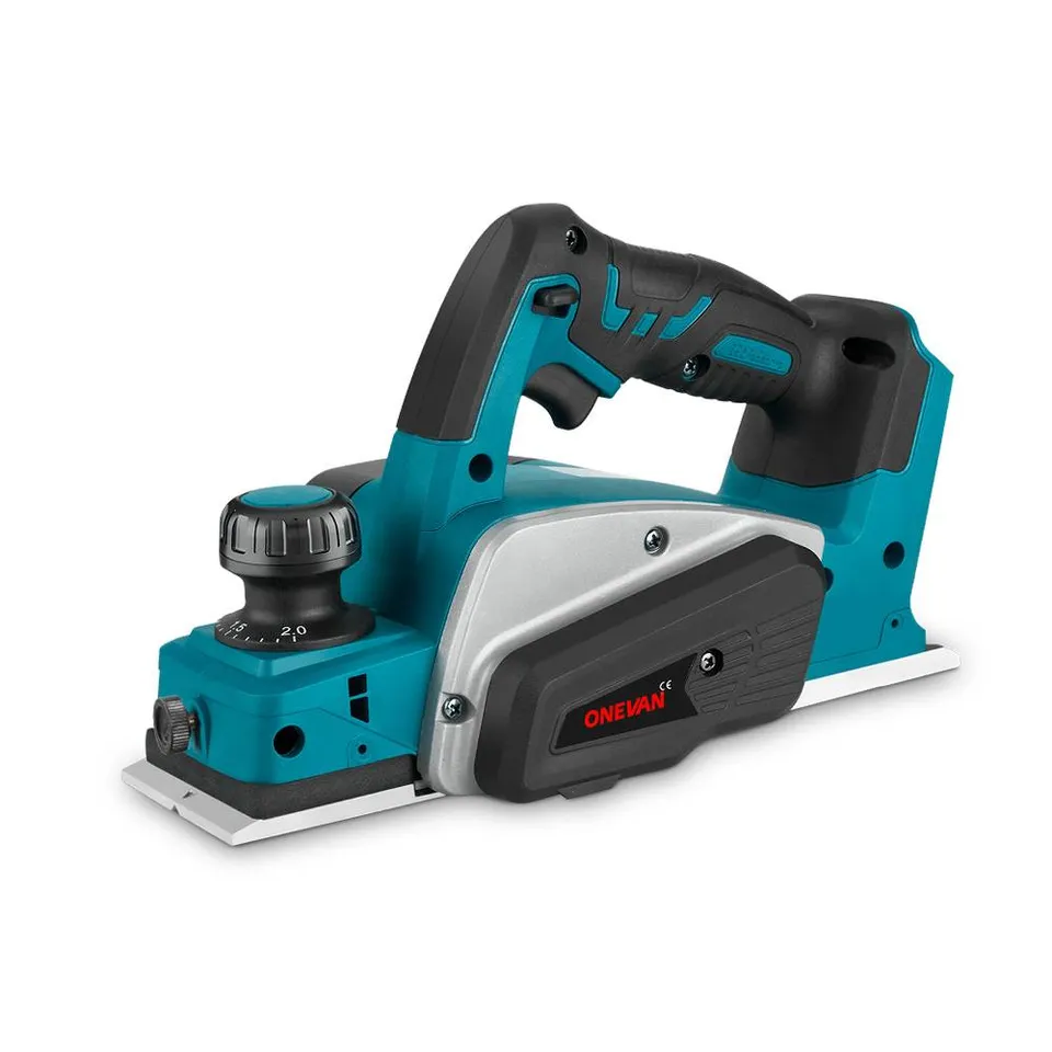 ONEVAN Woodworking Tools pialla elettrica 82mm 2 batterie EU