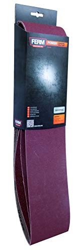 FERM nastri abrasivi 915x100mm set 3 pezzi G60 G100 G150 banco