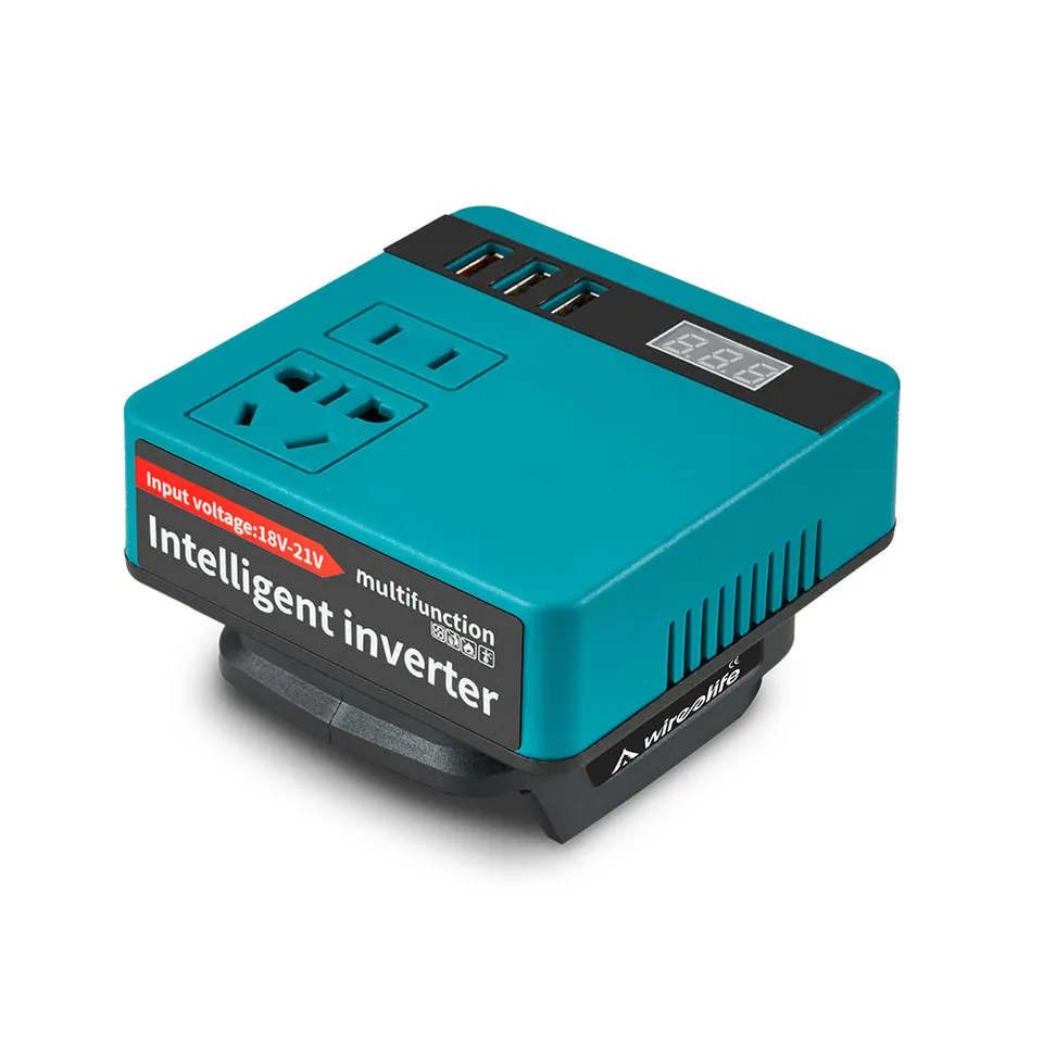 ONEVAN 120W Inverter 18V-220V per Batteria Makita 18V con USB