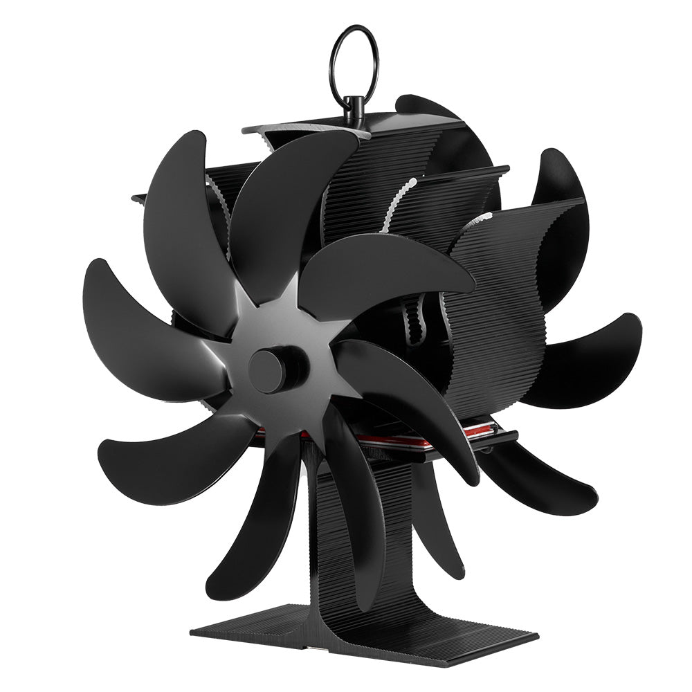 ONEVAN Home Appliances Ventilatore Stufa 16 Pale Nero
