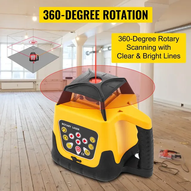 Sihao Surveying Livello laser rotativo 360 raggio rosso 500m