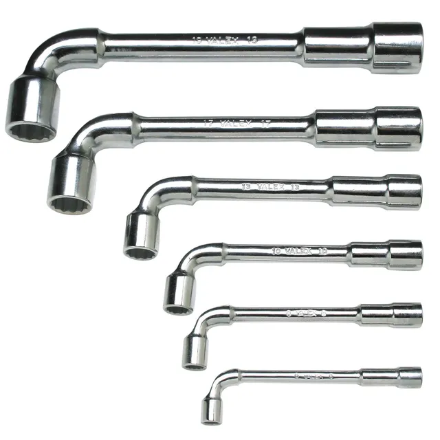 Valex chiavi a pipa doppie pesanti set 6 pezzi 6-19mm acciaio