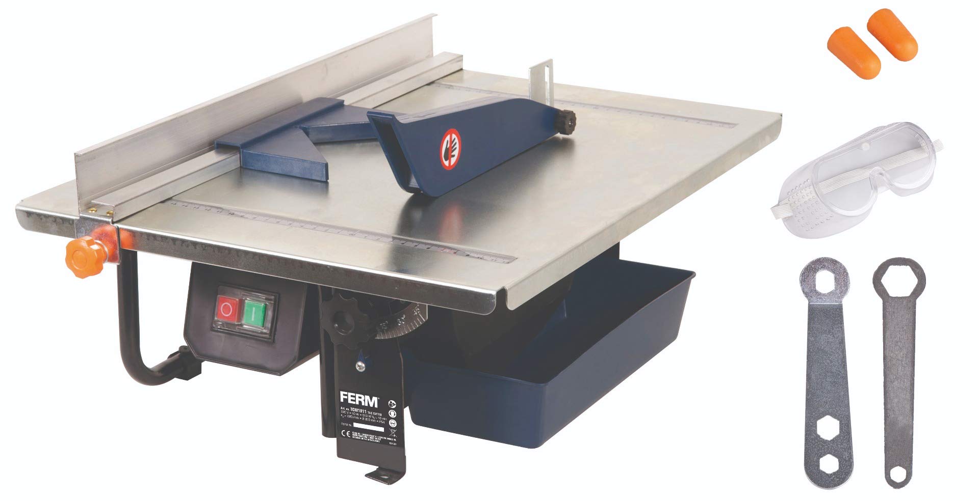 FERM TCM1011 tagliapiastrelle 900W 200 mm taglio 41 mm