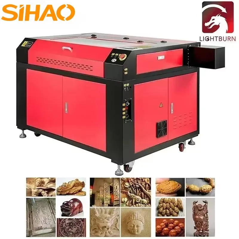 Sihao 9060 incisore laser CO2 100W Ruida USB legno acrilico