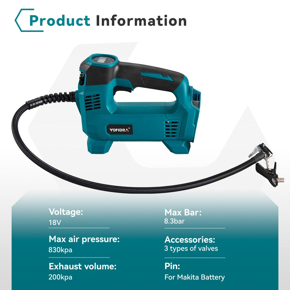 ONEVAN Cordless Tool Set kit gonfiatore + lucidatrice 3Ah