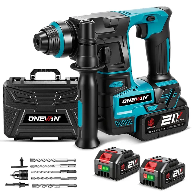 ONEVAN Home Improvement Tassellatore 24mm 500W 18V 8 accessori