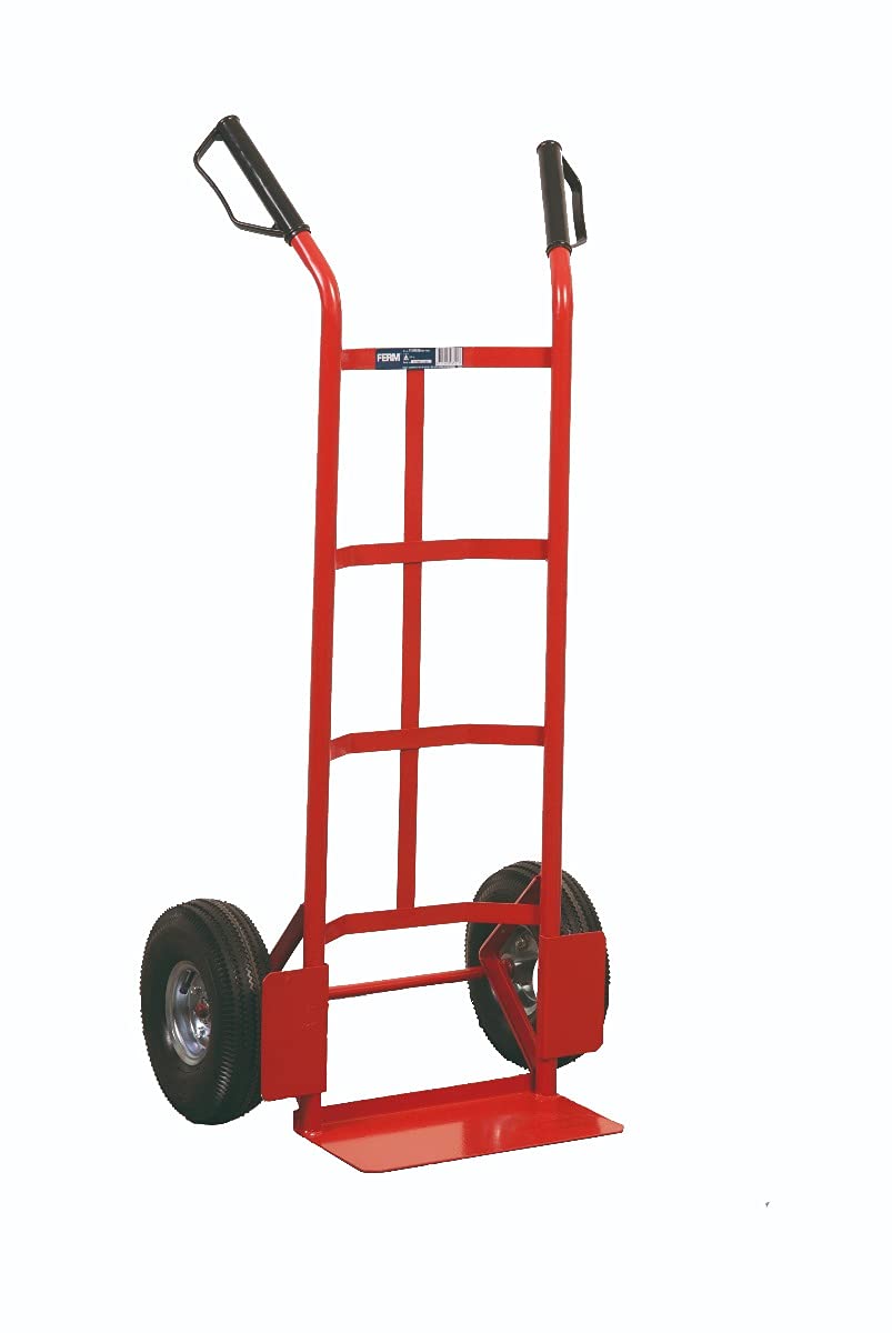 FERM TTM1028 carrello manuale 225 kg pala 350x180 pneumatici