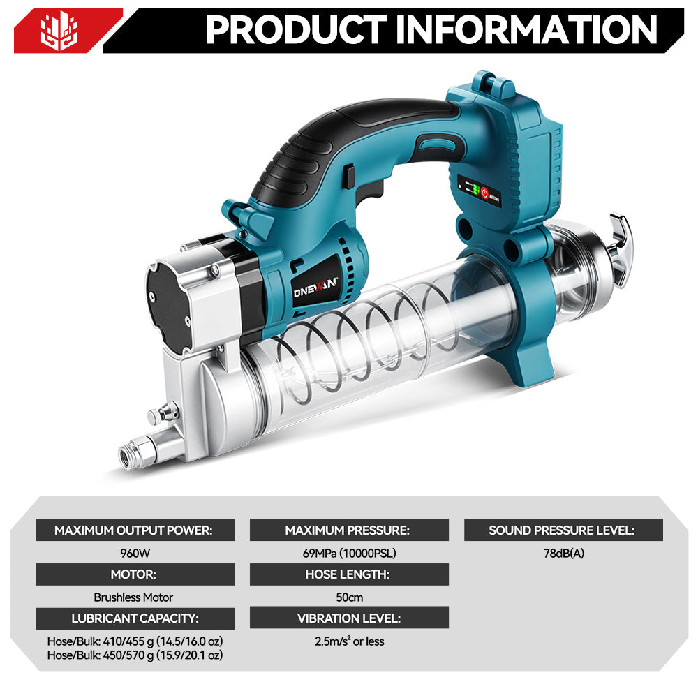 ONEVAN Cordless Tool Set Chiave 3/4" 3500Nm Ingrassatore Kit