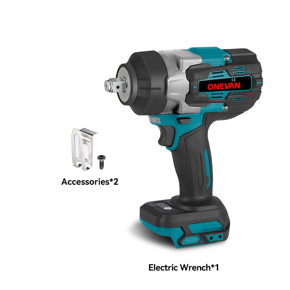 ONEVAN Cordless Tool Set Avvitatore Impulsi 1/2" 4 Pezzi Brushless 3.0Ah EU