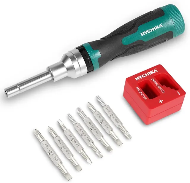 HYCHIKA Cacciavite Cricchetto Magnetico 16 in 1