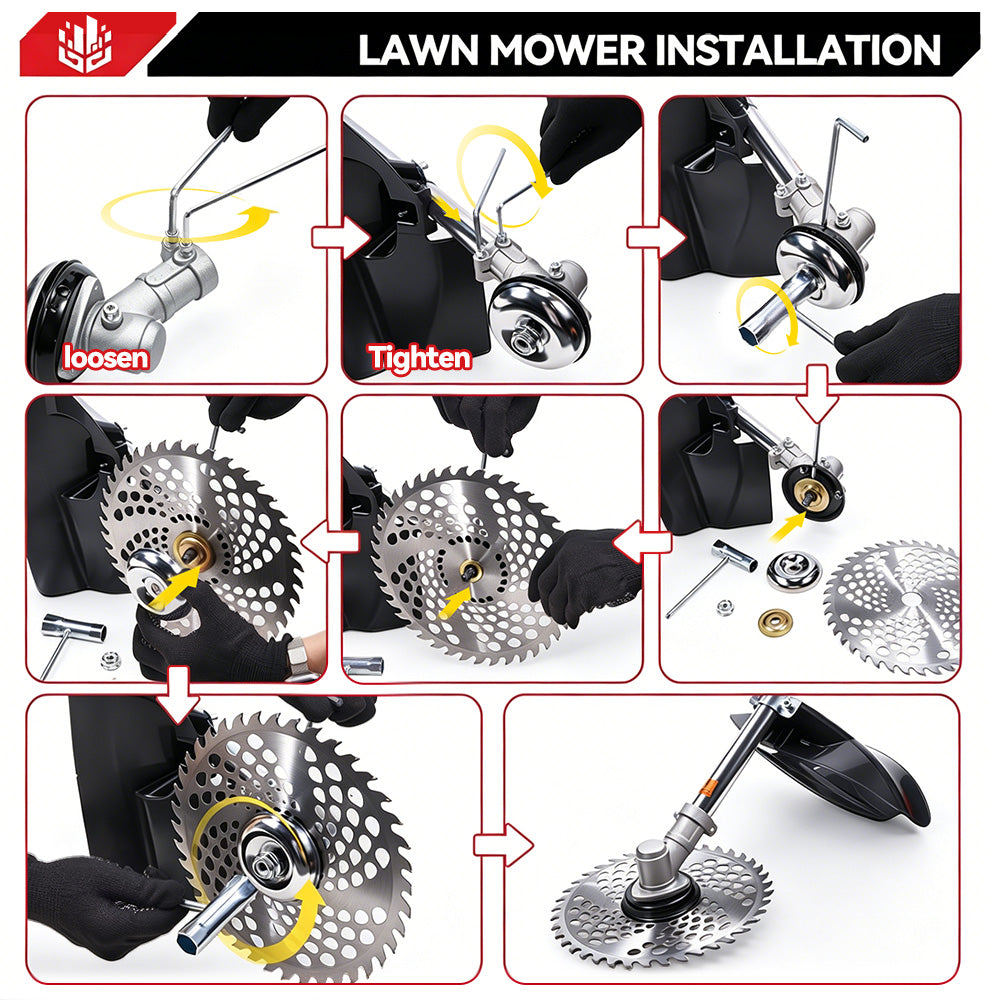 ONEVAN Garden Tools Motozappa 2in1 23cm per Makita 18V