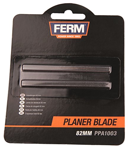 Ferm scalpelli pialla 82mm acciaio 2 pezzi HM