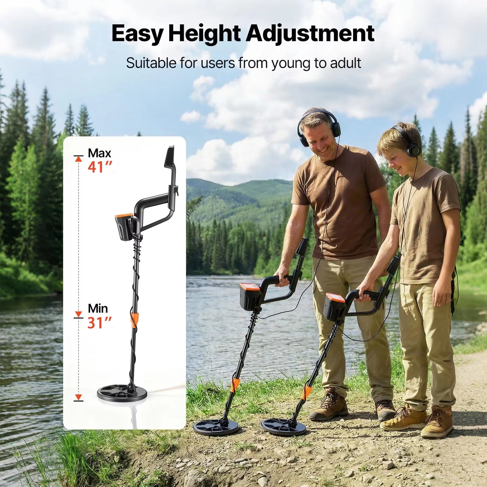 Sihao Tools Cercametalli 8" Waterproof Display 31-41" 
