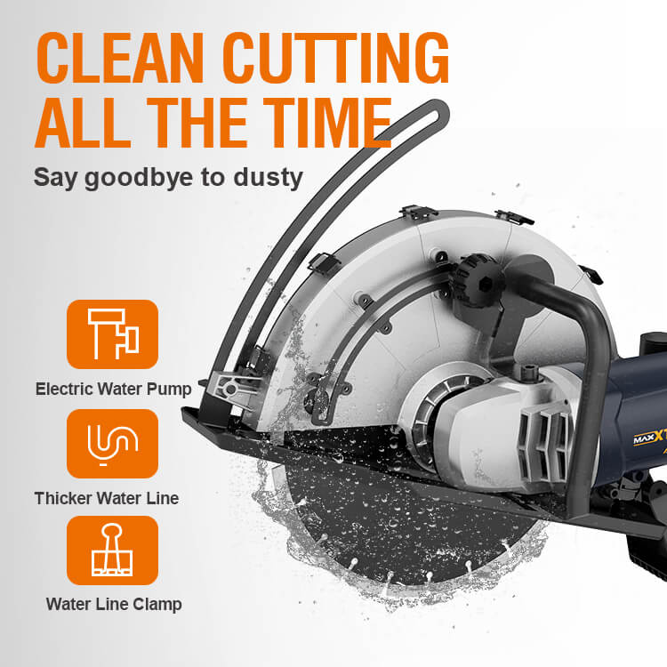 MAXXT Concrete Saw MCS2600 troncatrice cemento 355 mm 2600W