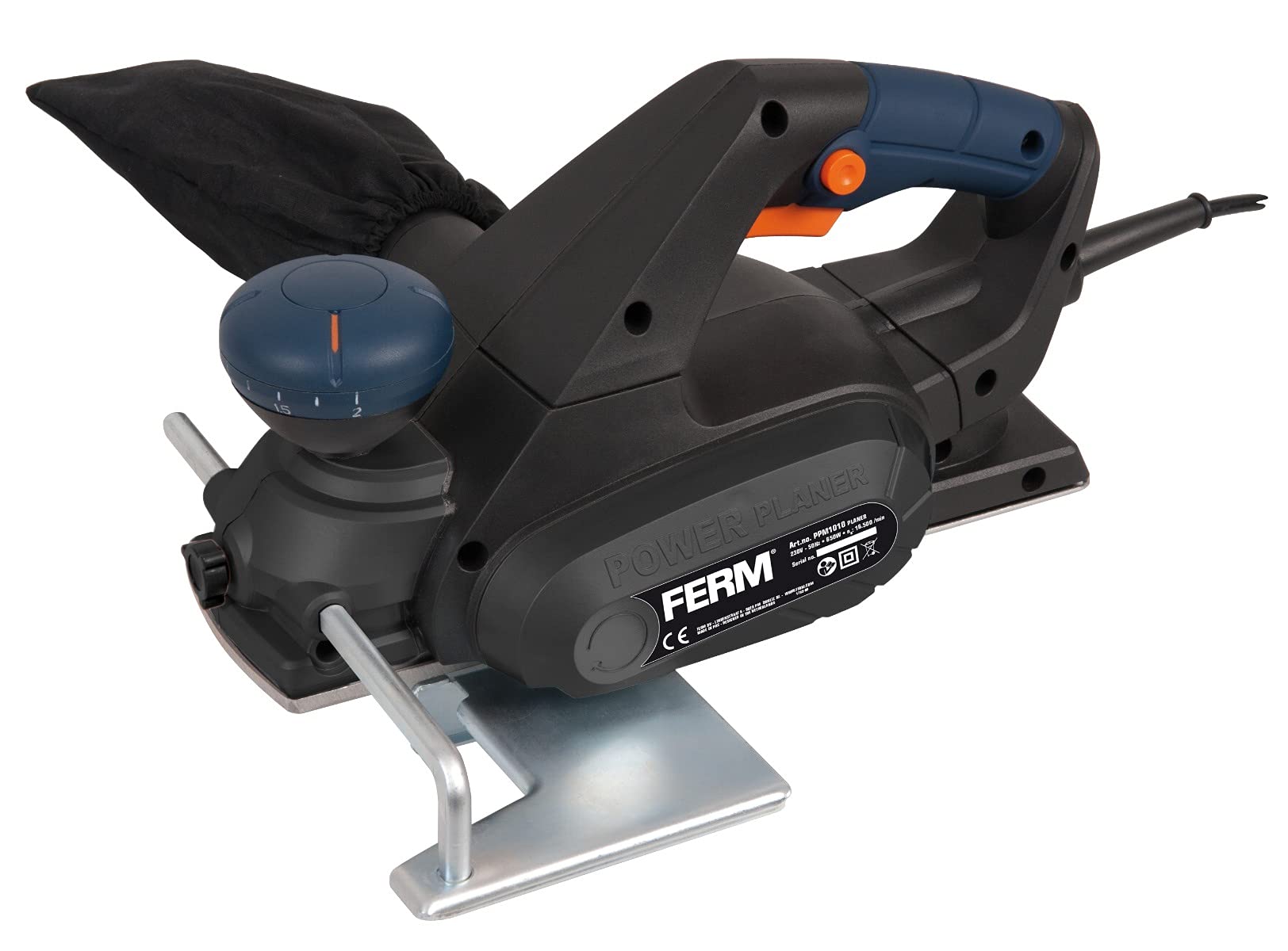 FERM PPM1010 pialla elettrica 650W 82 mm profondità 2 mm