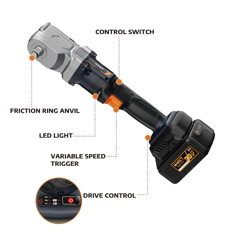 MAXXT MDAW20V chiave a impulsi 20V 300Nm 1/2"