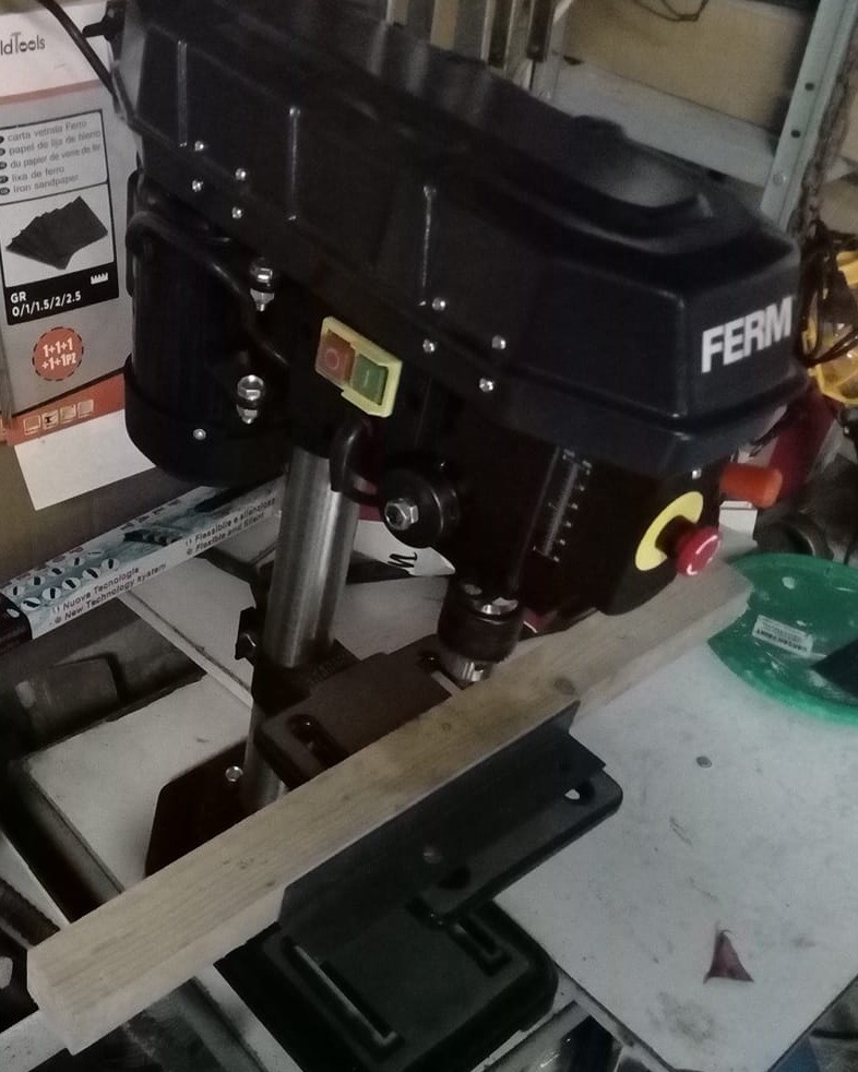 FERM TDM1026 Trapano a Colonna 350W Mandrino 13mm