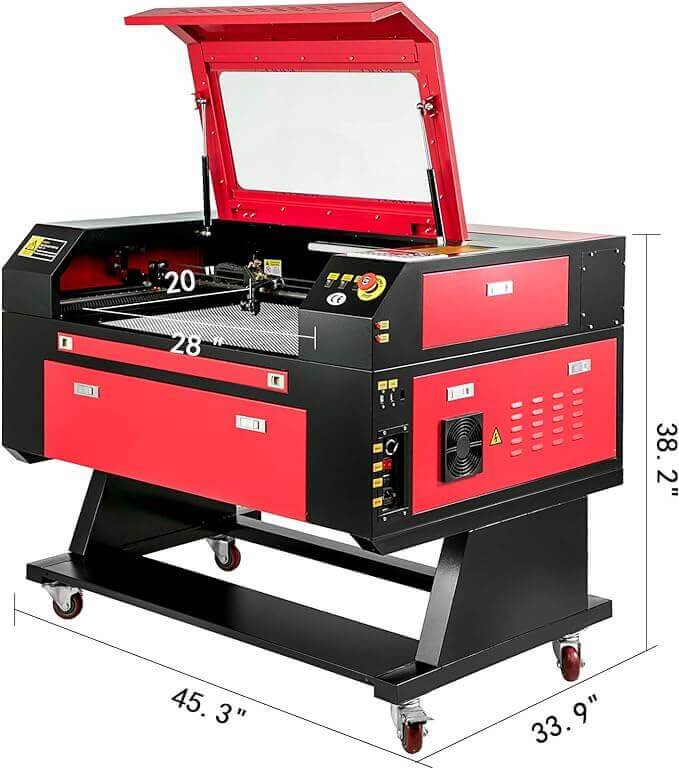 Sihao Incisore Laser CO2 60W 70x50cm Ruida Rossa