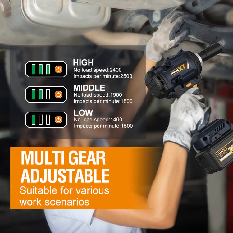 MAXXT MDIW20V avvitatore a impulsi 20V 1000 Nm 1/2"
