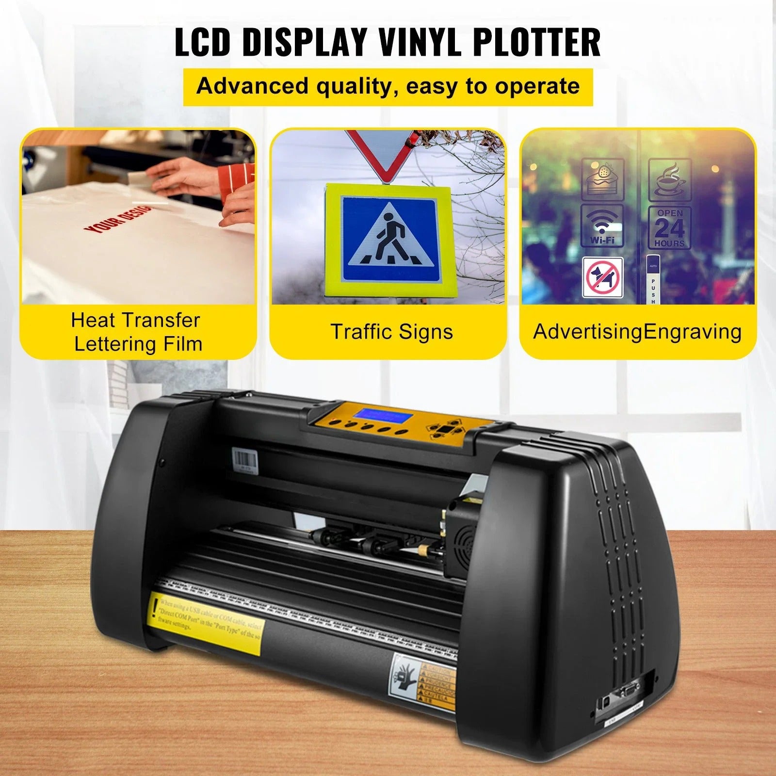 Sihao 375 Manual Plotter Taglio Vinile 14" 3 Lame Penna