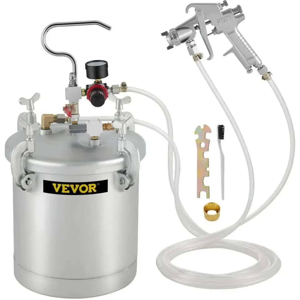 Sihao Tools pentola pressione vernice 10L con pistola