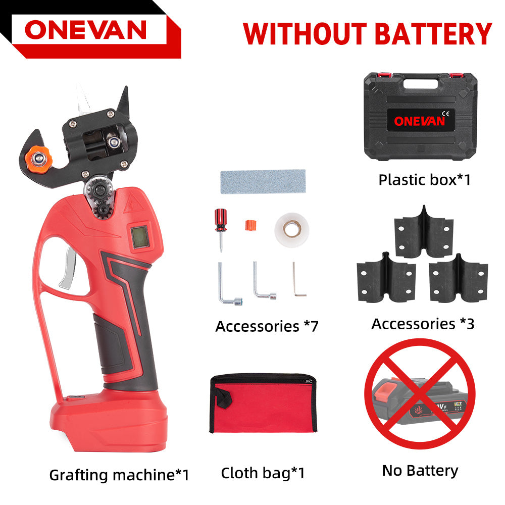 ONEVAN Garden Tools Cesoie Innesto Potatura 2in1 Brushless 21V