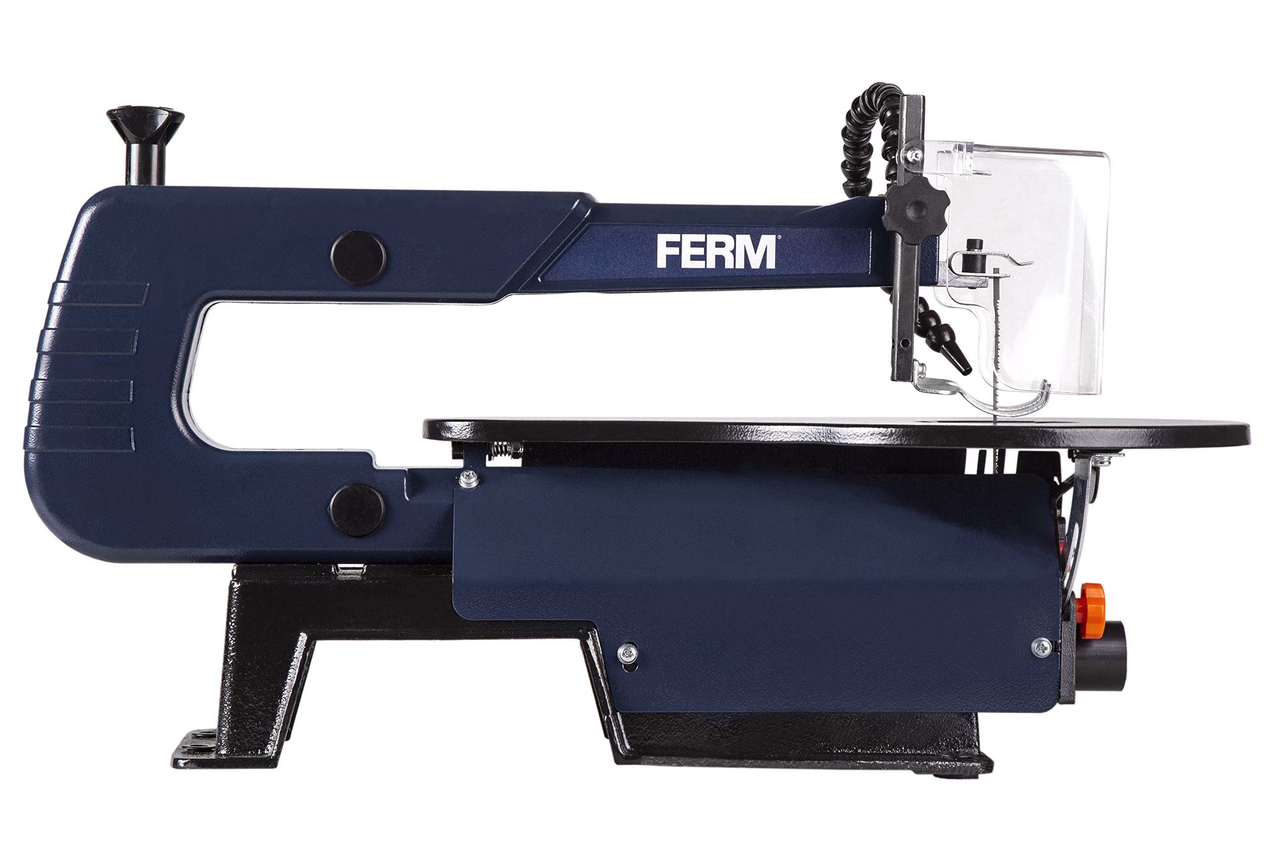 Ferm SSM1007 Sega da Traforo 120W con 6 Lame e Pedale