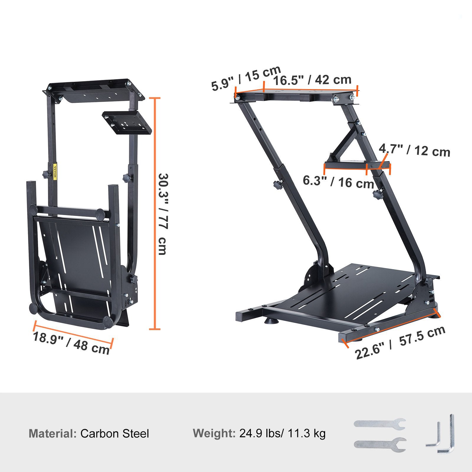 Sihao Sim Racing Cockpits Supporto Volante Gaming Regolabile