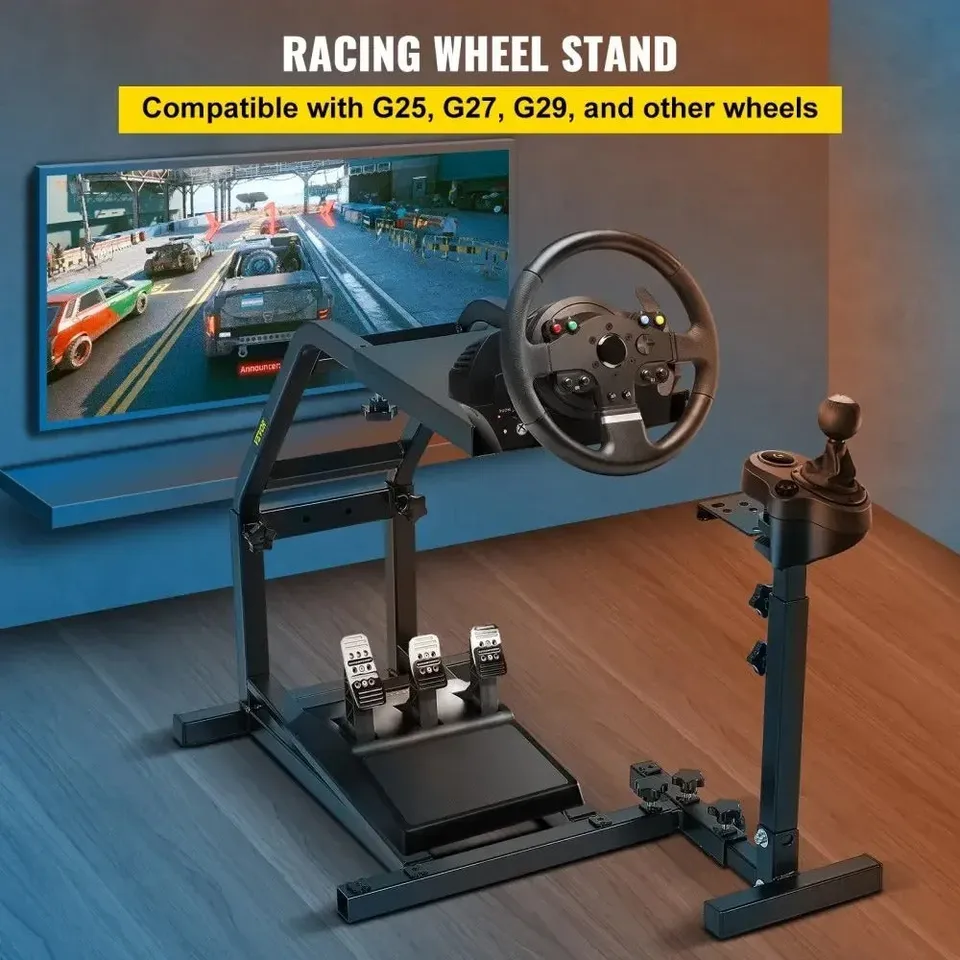 Sihao postazione sim racing stand volante nero Logitech