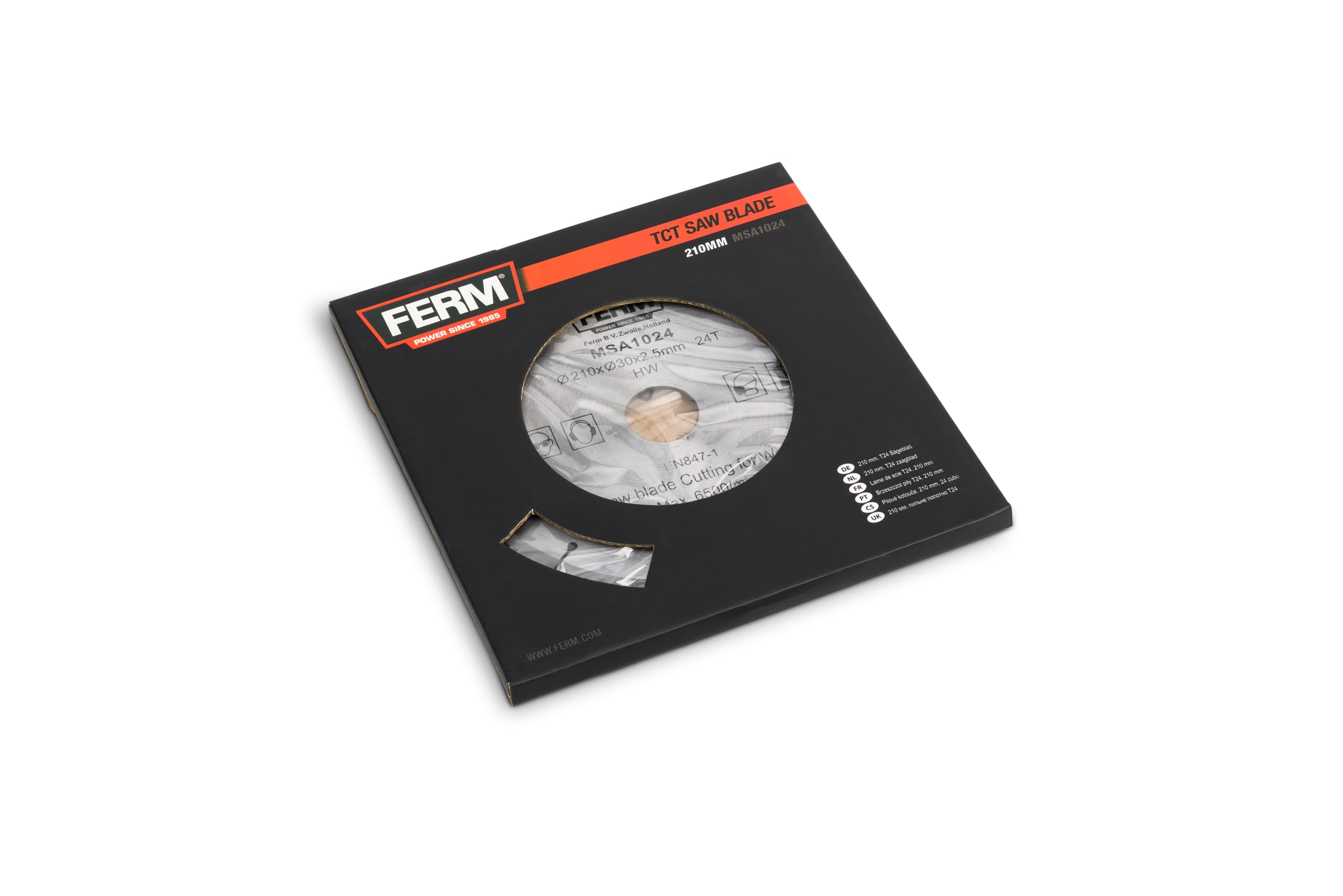 Ferm MSA1024 Lama Sega 210 mm 24 Denti per Legno