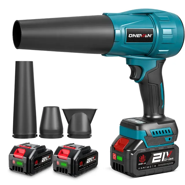 ONEVAN Turbo Soffiatore a Batteria 18V 720W 2 Batterie