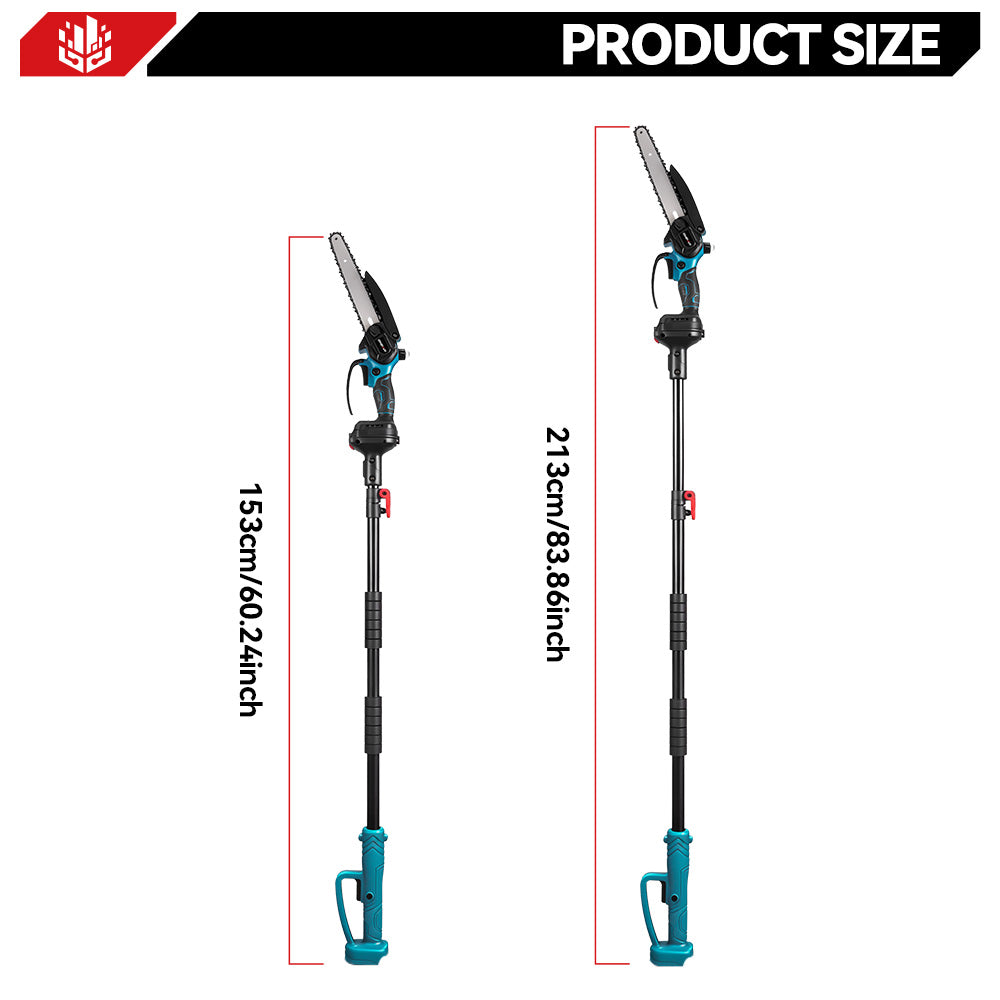 ONEVAN Garden Tools Potatore Asta 8" 1,7m Brushless 400W