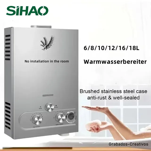 Sihao Home Appliance scaldabagno GPL 6L 12 kW istantaneo