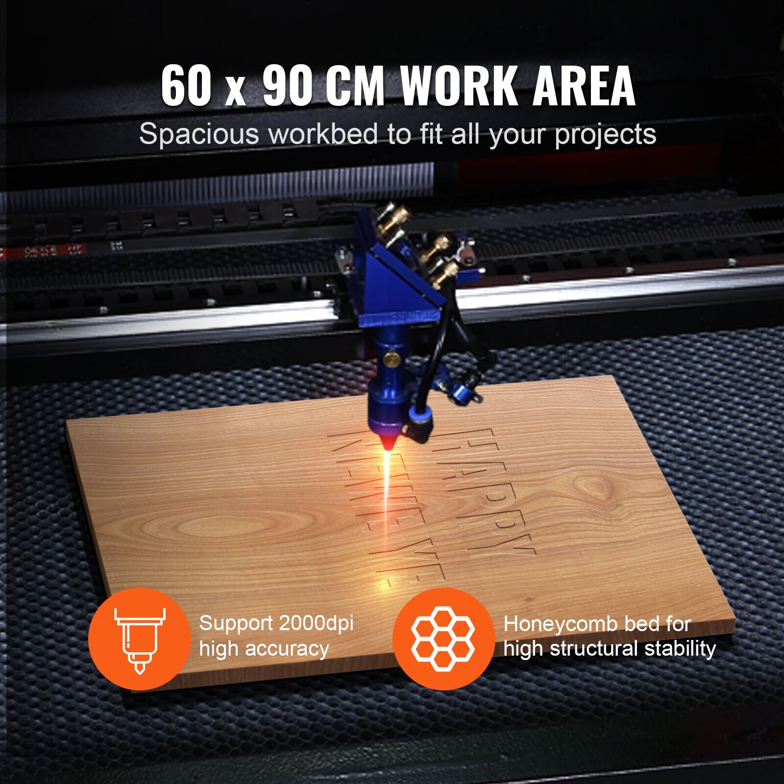 Sihao Laser Engraving incisore CO2 100W 90x60cm