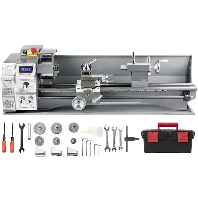 Sihao Lathe Mini tornio metalli 220x600 mm 1100W 3 griffe