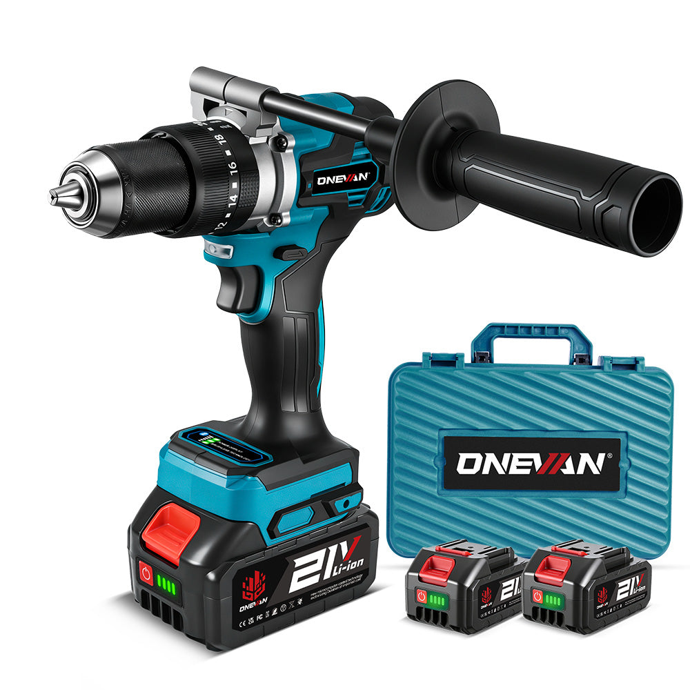 ONEVAN Home Improvement trapano 140N·m 13mm 2 batterie offerta