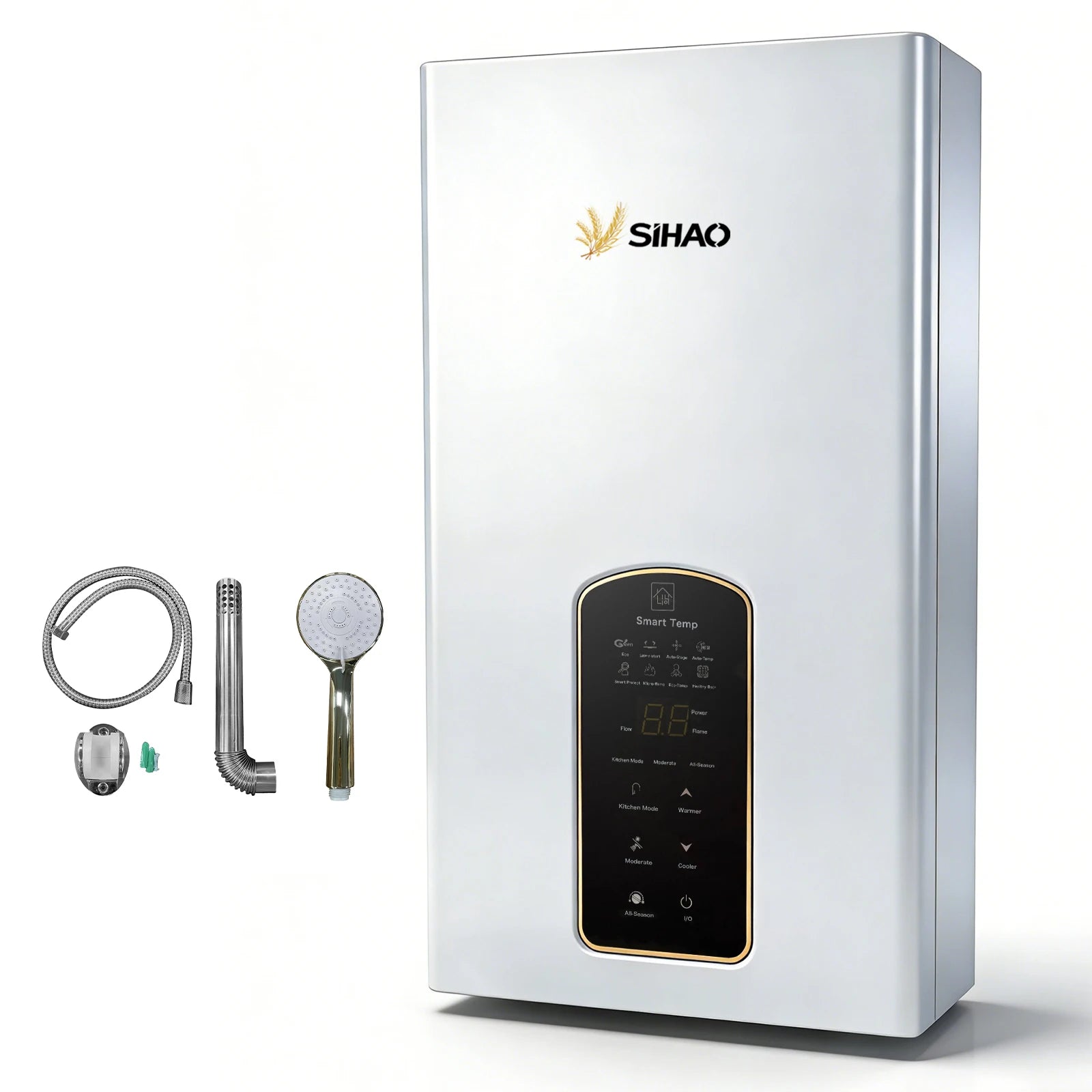Sihao Home Appliance Scaldabagno Gas Istantaneo 10L Rame